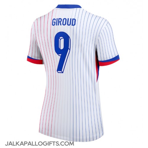 Ranska Olivier Giroud #9 Vieraspaita Naiset EM-Kisat 2024 Lyhythihainen